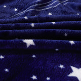 Bright stars bedspread blanket 200x230cm High Density Super Soft Flannel Blanket to on for the sofa/Bed/Car