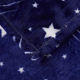 Bright stars bedspread blanket 200x230cm High Density Super Soft Flannel Blanket to on for the sofa/Bed/Car