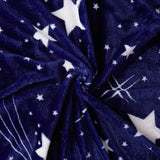 Bright stars bedspread blanket 200x230cm High Density Super Soft Flannel Blanket to on for the sofa/Bed/Car