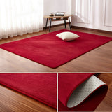 160x200cm Short-haired coral velvet carpet living room floor mat coffee table mat bedroom blanket bed