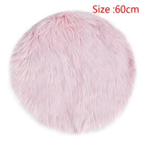 Fur Artificial Sheepskin Hairy Carpet Living Room Bedroom Rugs Skin Fur Plain Fluffy Area Rugs Washable Bedroom Faux Mat