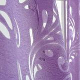 Ready made semi-blackout curtains blind panel fabrics for window purple curtains living room