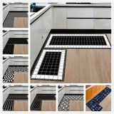 Modern Geometric Kitchen Mat Anti-Slip Bathroom Carpet Home