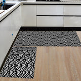 Modern Geometric Kitchen Mat Anti-Slip Bathroom Carpet Home